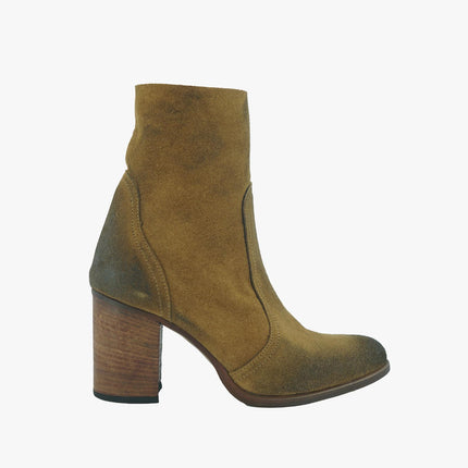 Stivaletti Donna in Camoscio Cuoio - MARIO SPATARELLA