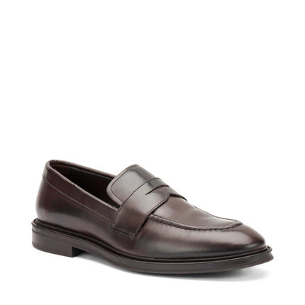 Frau Mocassini Uomo College in Pelle Bordo 71L1 TOLEDO MULBERRY Frau 