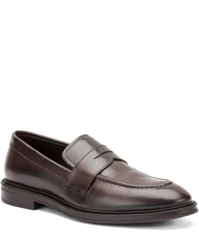 Frau Mocassini Uomo College in Pelle Bordo 71L1 TOLEDO MULBERRY Frau 