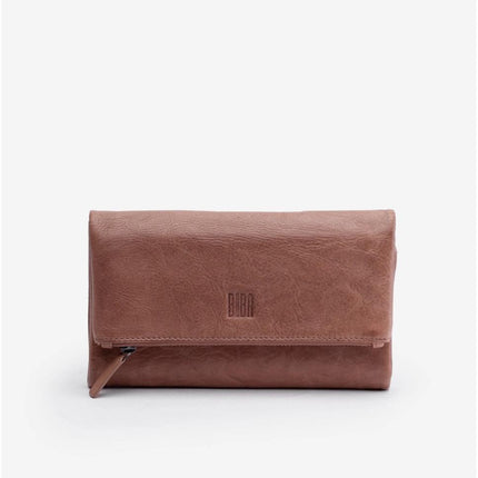 Biba Portafoglio Lungo in Pelle Taupe con Portamonete - MARIO SPATARELLA