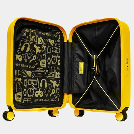 Trolley Bagaglio a Mano Espandibile  4 Ruote Giallo SZV24 LOGODUCK YELLOW Mandarina Duck 
