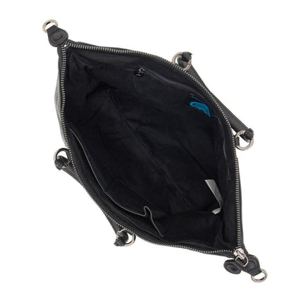 Gabs Borsa Convertibile e Trasformabile con Tracolla in Pelle Nera G3 PLUS TG M BULL BLACK Gabs 