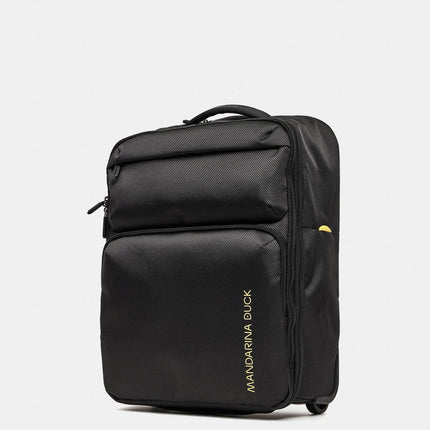 Mandarina Duck Trolley Zaino Bagaglio a Mano in Tessuto Nero - MARIO SPATARELLA