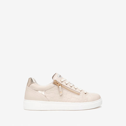 Nero Giardini Sneakers Donna Bassa in Pelle Milk E513001D MILK 710 Nero Giardini 
