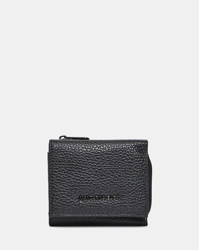 Mandarina Duck Portafogli Donna Pelle Nero Portamonete FZP76 MELLOW LEATHER BLACK Mandarina Duck 