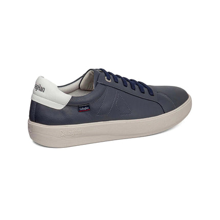 Callaghan Sneakers Bassa Uomo in Pelle Blu - MARIO SPATARELLA