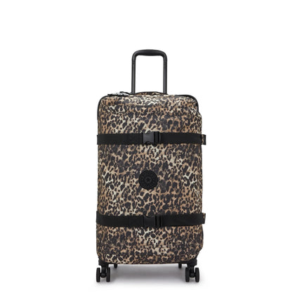Kipling Trolley Medio Animalier Leopard 4 Ruote SPONTANEOUS M LEOPARD Kipling 