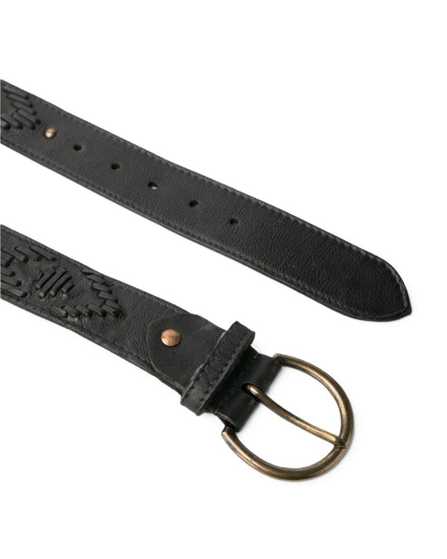 Biba Cintura Donna Pelle Nero con Infilature BAY1A BAYRON BLACK Biba 