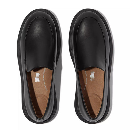 FitFlop iQ-COMFF Mocassini in Pelle Nera E2W IQ-COMFF BLACK FitFlop 