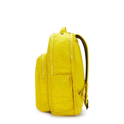 Kipling Zaino Porta Computer 15 Pollici Verde Acido SEOUL LAP INSIDE YELLOW Kipling 