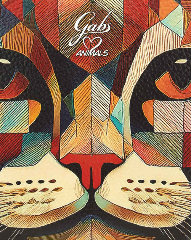 Gabs Pochette con Tracolla in Pelle Loves Animals Gatto Rosso - MARIO SPATARELLA