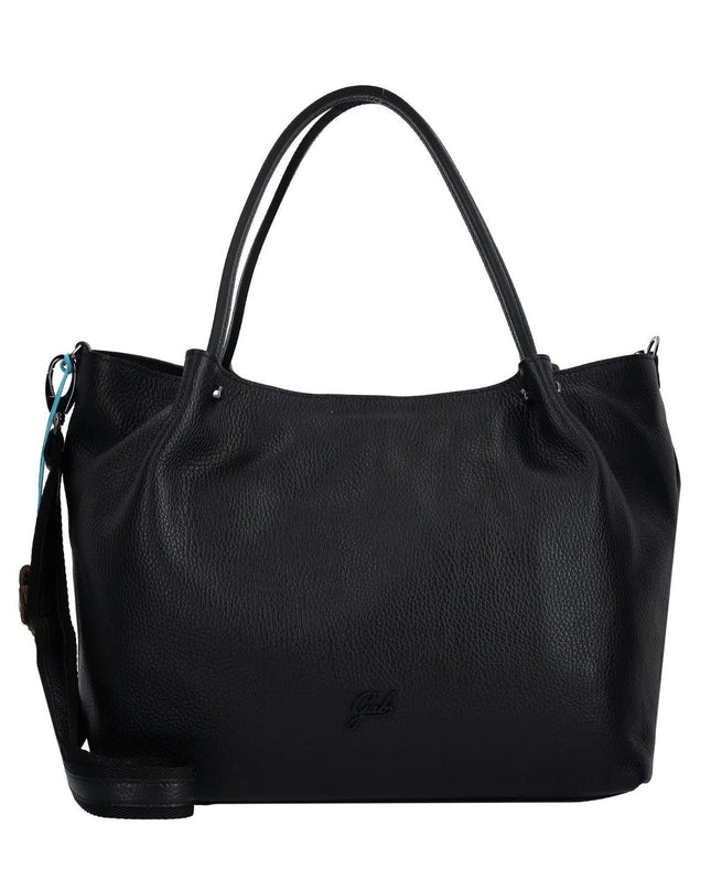 Gabs Borsa a Spalla Shopper in Pelle Nera LILLY TG M BLACK Gabs 