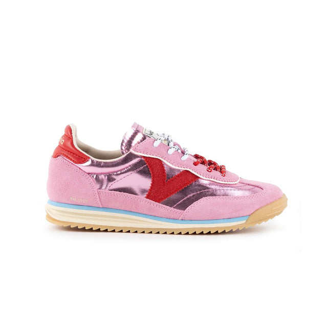 Victoria Sneakers Bassa Donna Urban City Running Metallizzato 1158111 SATURNO NYLON PINK Victoria 