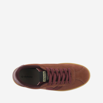 Sneakers Victoria Donna Bassa in Camoscio Terra 1126221 BERLIN TERRA Victoria 