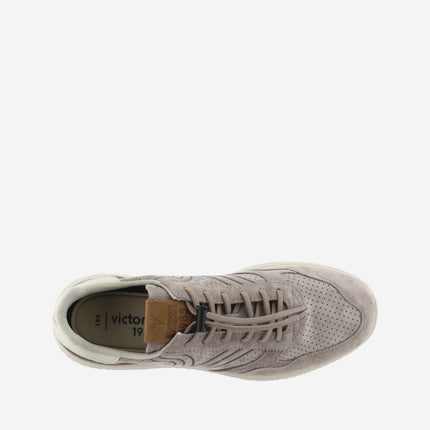 Victoria Sneakers Uomo in Camoscio Taupe - MARIO SPATARELLA