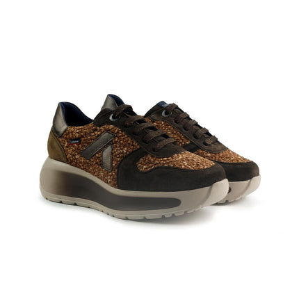 Callaghan Sneakers Donna con Zeppa in Pelle Testa di Moro - MARIO SPATARELLA