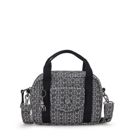 Kipling Borsetta a Spalla con Tracolla in Tessuto Denim Grey KAZIA GREY DENIM Kipling 