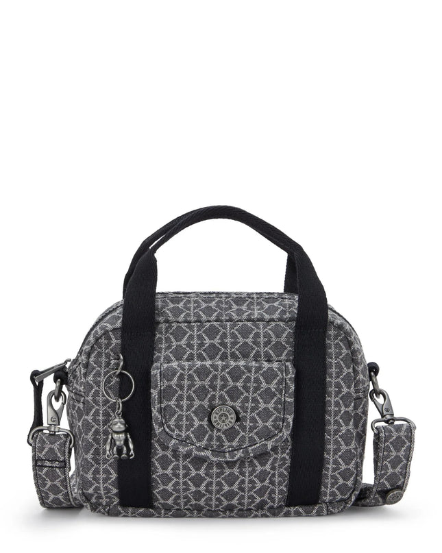 Kipling Borsetta a Spalla con Tracolla in Tessuto Denim Grey KAZIA GREY DENIM Kipling 