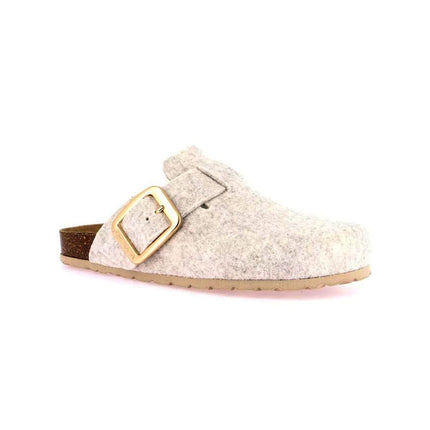 Grunland Pantotole Ciabatte Donna in Feltro Marmo - MARIO SPATARELLA