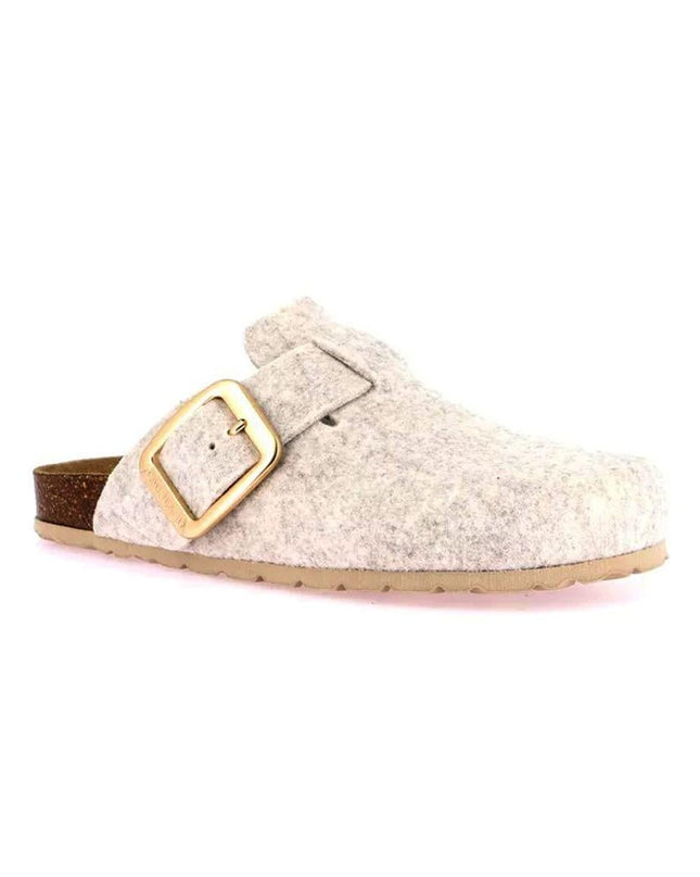 Grunland Pantotole Ciabatte Donna in Feltro Marmo - MARIO SPATARELLA