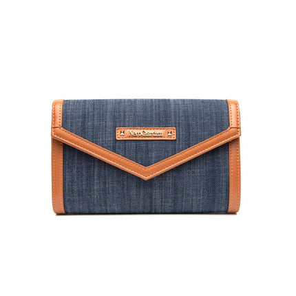 NeroGiardini Borsa Pochette Donna con Tracolla in Tessuto Jeans - MARIO SPATARELLA