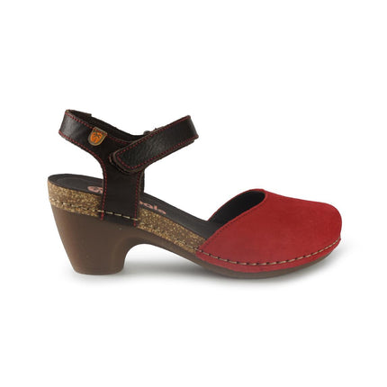 Jungla Pump Donna in Pelle Nabuk Rosso 7463 FERRARI Jungla 