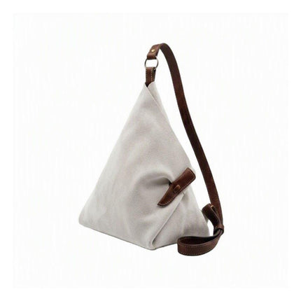 Spatarella Borsa Sacca a Tracolla in Camoscio Ghiaccio SPOKE ICE Spatarella 
