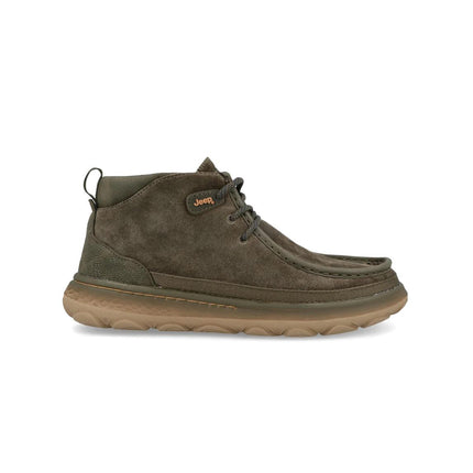 Jeep Stivaletti Uomo Slipon in Pelle Military KAUAI WALLABEE MID SUEDE MILITARY Jeep Footwear 