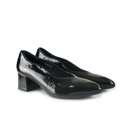 Decollete Donna in Vernice Nero 31508 FORRO VERNICE Callaghan 