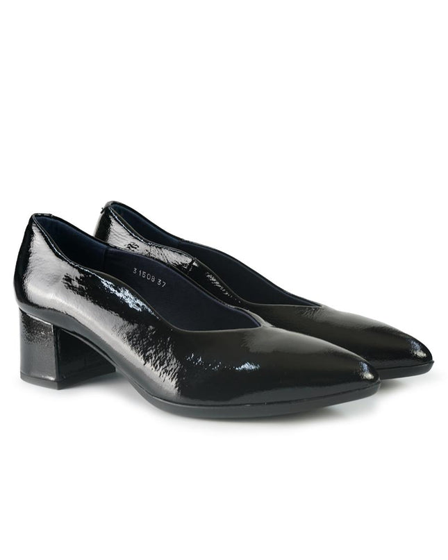 Decollete Donna in Vernice Nero 31508 FORRO VERNICE Callaghan 