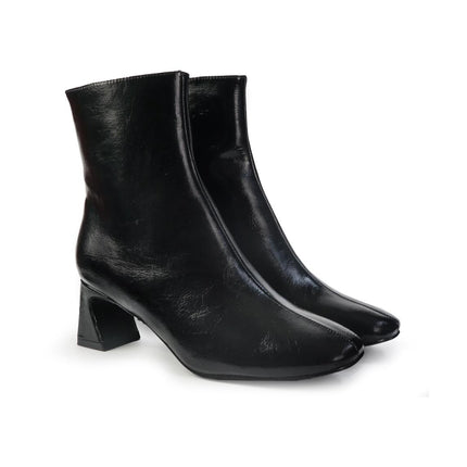 Exe Stivaletti Donna con Tacco in Naplak Nero EX2031 BLACK Exe 