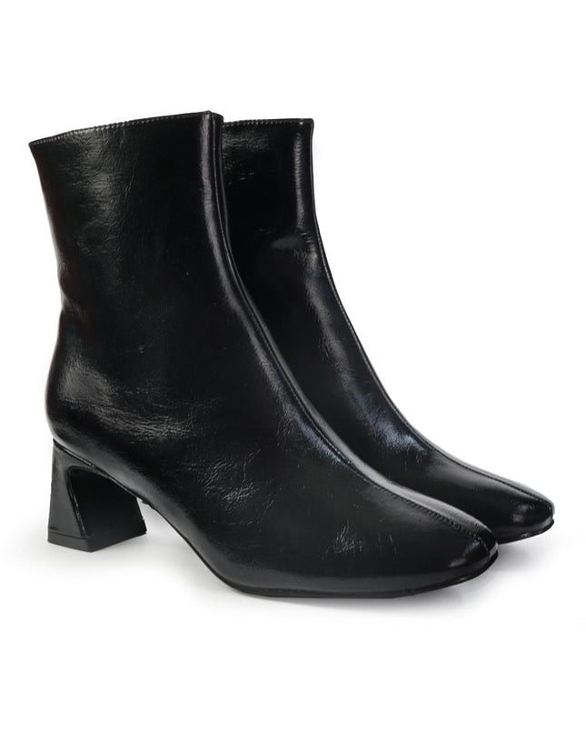 Exe Stivaletti Donna con Tacco in Naplak Nero EX2031 BLACK Exe 