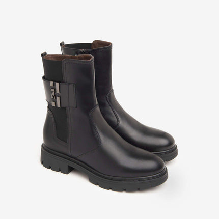 Stivaletti Donna Chelsea Pelle Nero I411860D NERO 100 Nero Giardini 