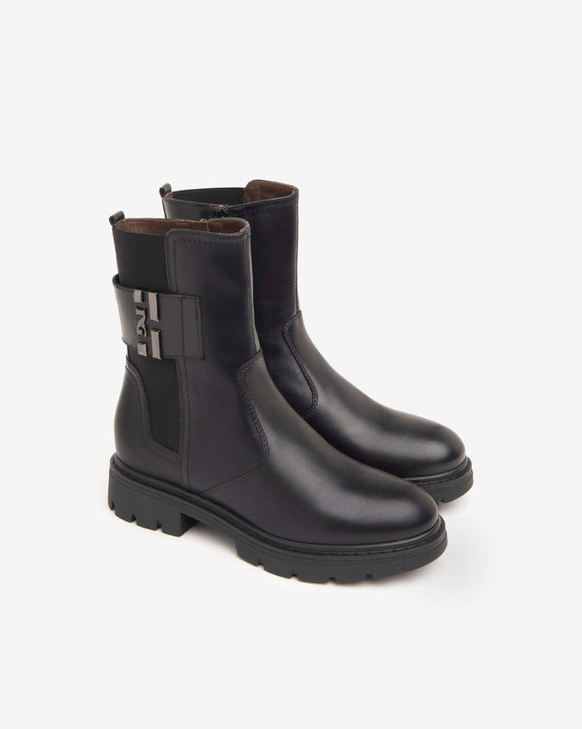 Stivaletti Donna Chelsea Pelle Nero I411860D NERO 100 Nero Giardini 
