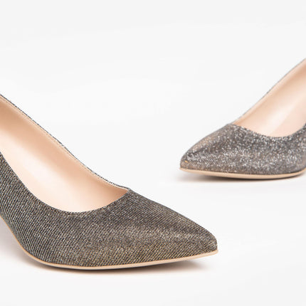 Nero Giardini Decollete Donna in Tessuto Rame - MARIO SPATARELLA