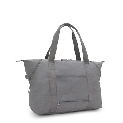 Kipling Borsone Shopper Viaggio in Tessuto Grigio ART M INVITING GREY Kipling 