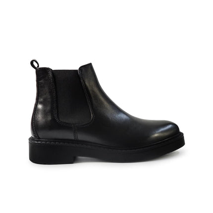 Vueva Stivaletti Chelsea Uomo in Pelle Nero MH588H07 BARCLAY BLACK Vueva 