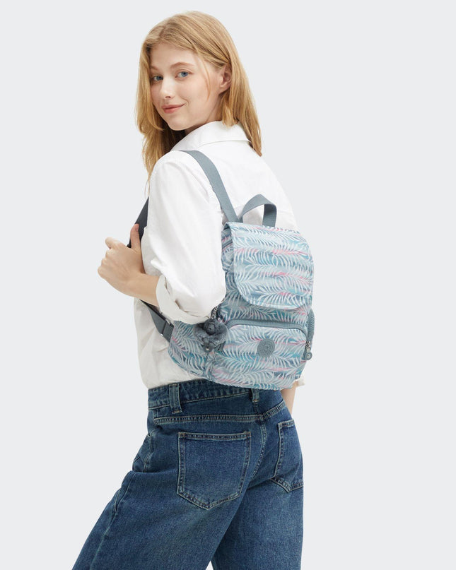 Kipling CITY ZIP MINI B PRTPALMTREE LEAVES