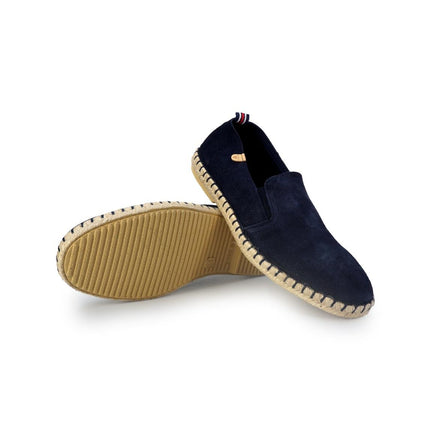 Espadrillas Verbenas Bassa da Uomo in Camoscio Blu - MARIO SPATARELLA