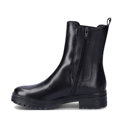 Stivaletti Donna in Pelle Nera WH54H21 PORTER BLACK Vueva 