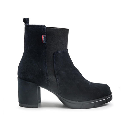 Callaghan Stivaletti Chelsea Donna con Tacco in Camoscio Blu 31019 PANDORA BLUE Callaghan 