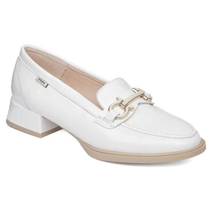 Mocassini Donna Vernice Bianco - MARIO SPATARELLA