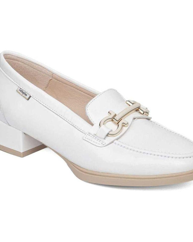 Mocassini Donna Vernice Bianco - MARIO SPATARELLA