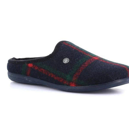 Pantofole Uomo Feltro di Lana Blu CI2422 GAFO BLU Grunland 