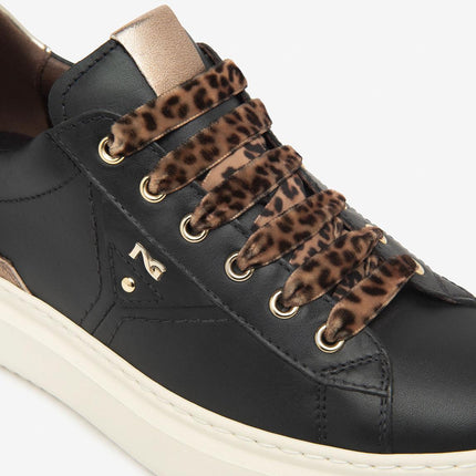 Nero Giardini Sneakers Donna in Pelle Nero I514160D NERO 100 Nero Giardini 
