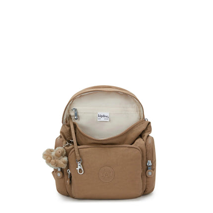 Kipling Zainetto in Tessuto Tan CITY ZIP MINI TAN Kipling 