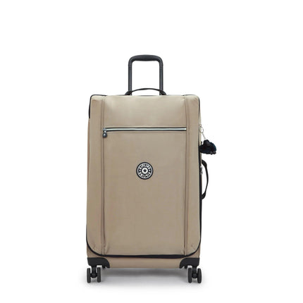 Kipling Trolley Medium 4 Ruote in Tessuto Soft Taupe JET M SOFT TAUPE Kipling 