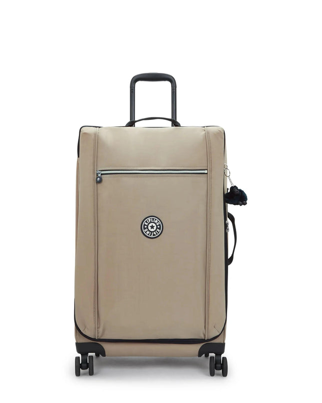 Kipling Trolley Medium 4 Ruote in Tessuto Soft Taupe JET M SOFT TAUPE Kipling 