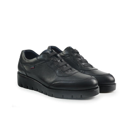 Callaghan Mocassini Slipon Donna con Zeppa in Pelle Nero 89897 HAMAN BLACK Callaghan 