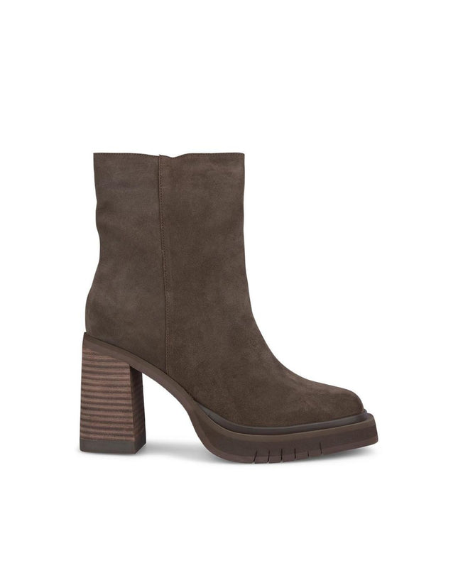 Stivaletti Donna Tacco Alto Camoscio Marrone I23806 COFFEE 46343 Alma en Pena 
